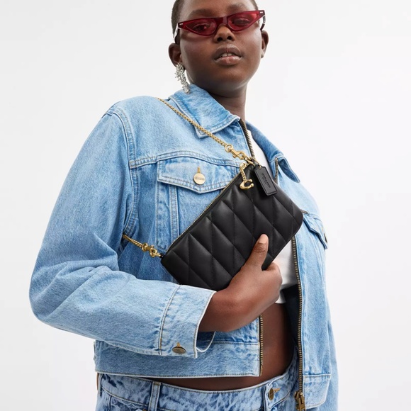 Coach quilted shoulder bag - Picture 5 of 6